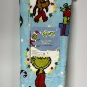Dr. Seuss How the Grinch Stole Christmas NWT Blue 2024 print plush NWT